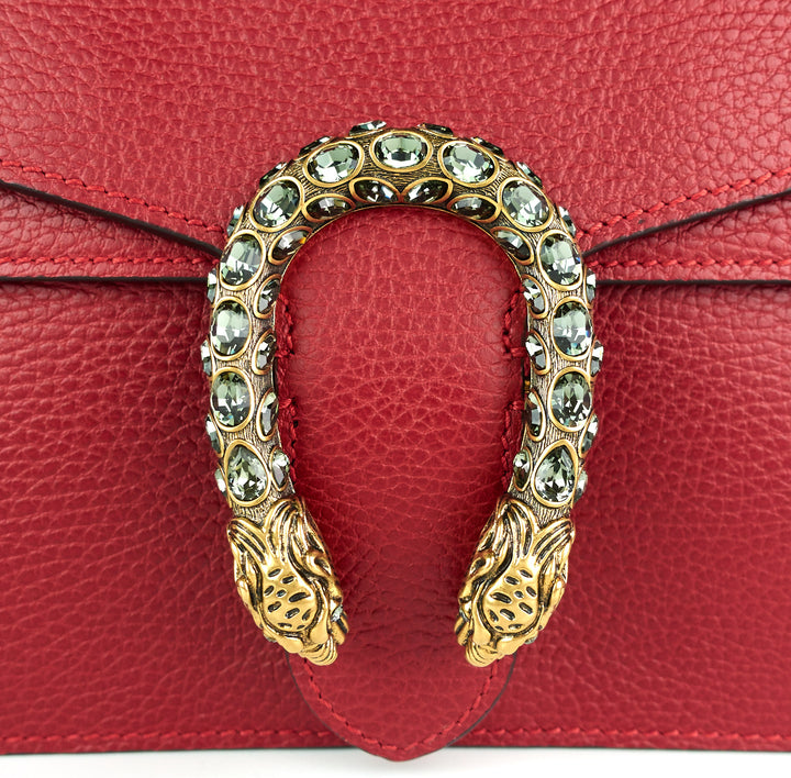 dionysus textured leather small bag