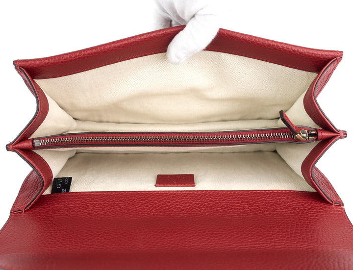 dionysus textured leather small bag