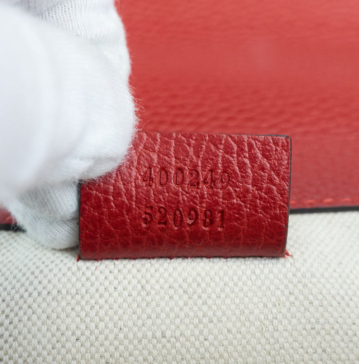 dionysus textured leather small bag