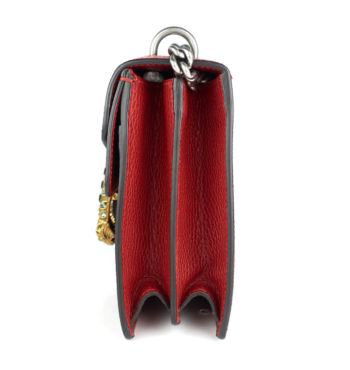 dionysus textured leather small bag