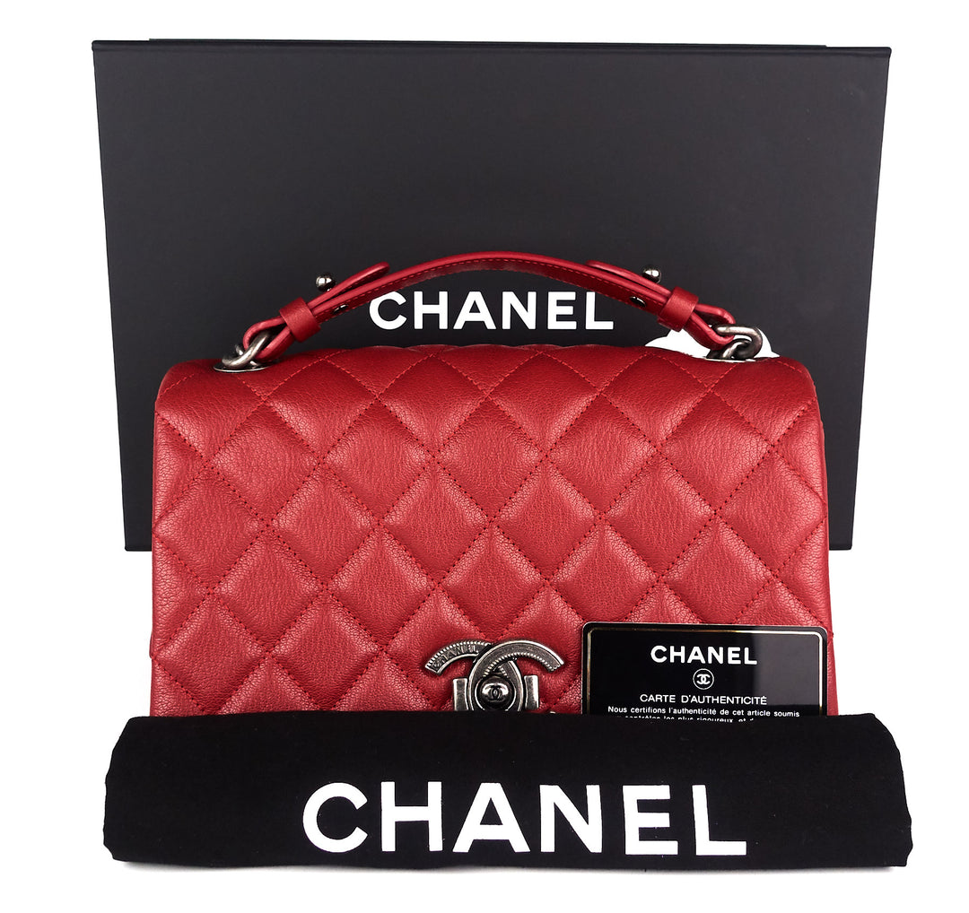 city rock quilted goatskin small bag