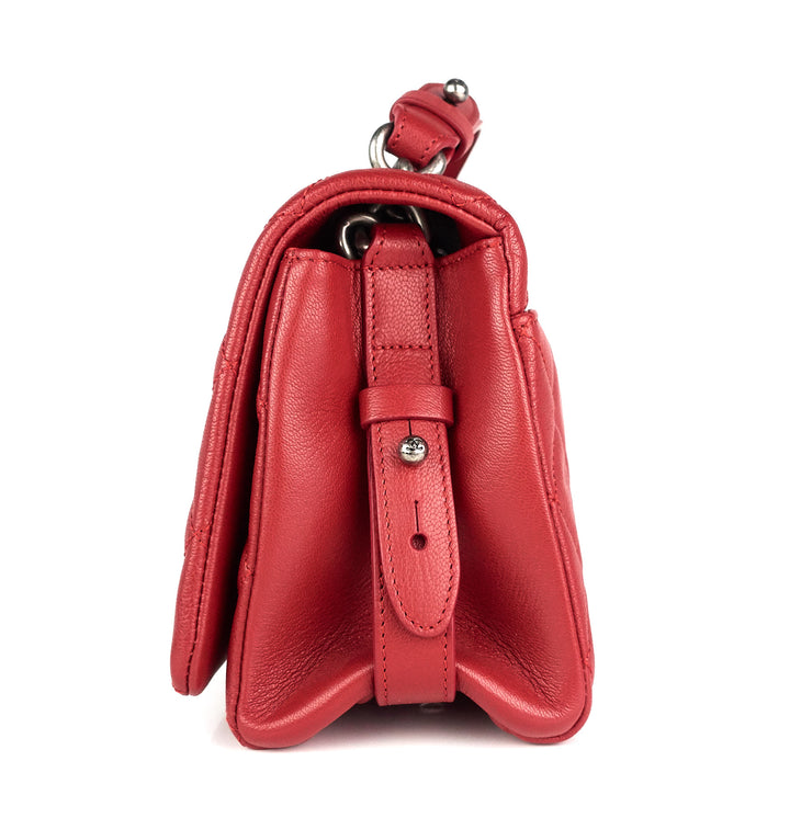 city rock quilted goatskin small bag
