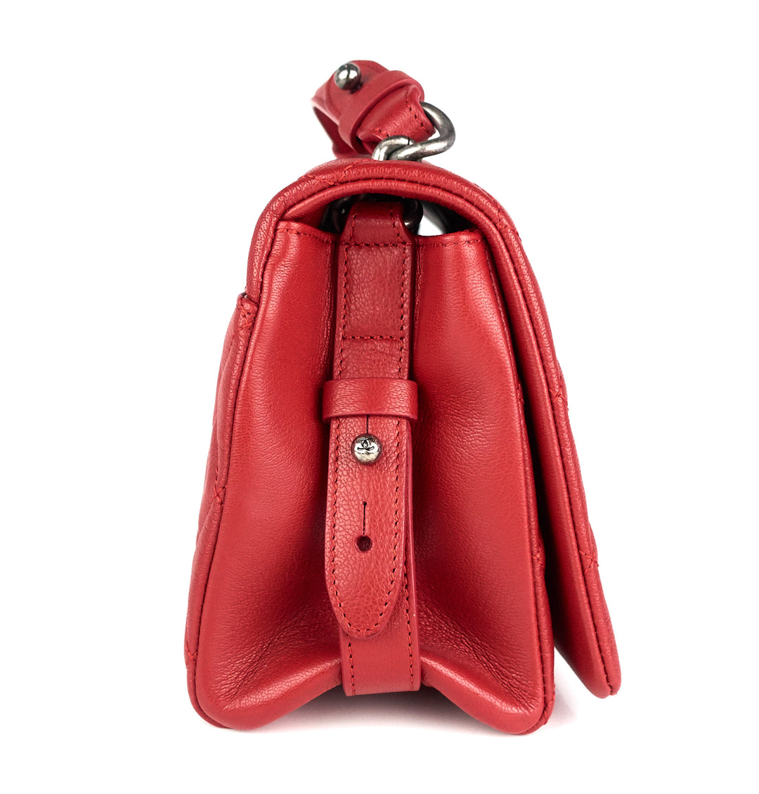 city rock quilted goatskin small bag