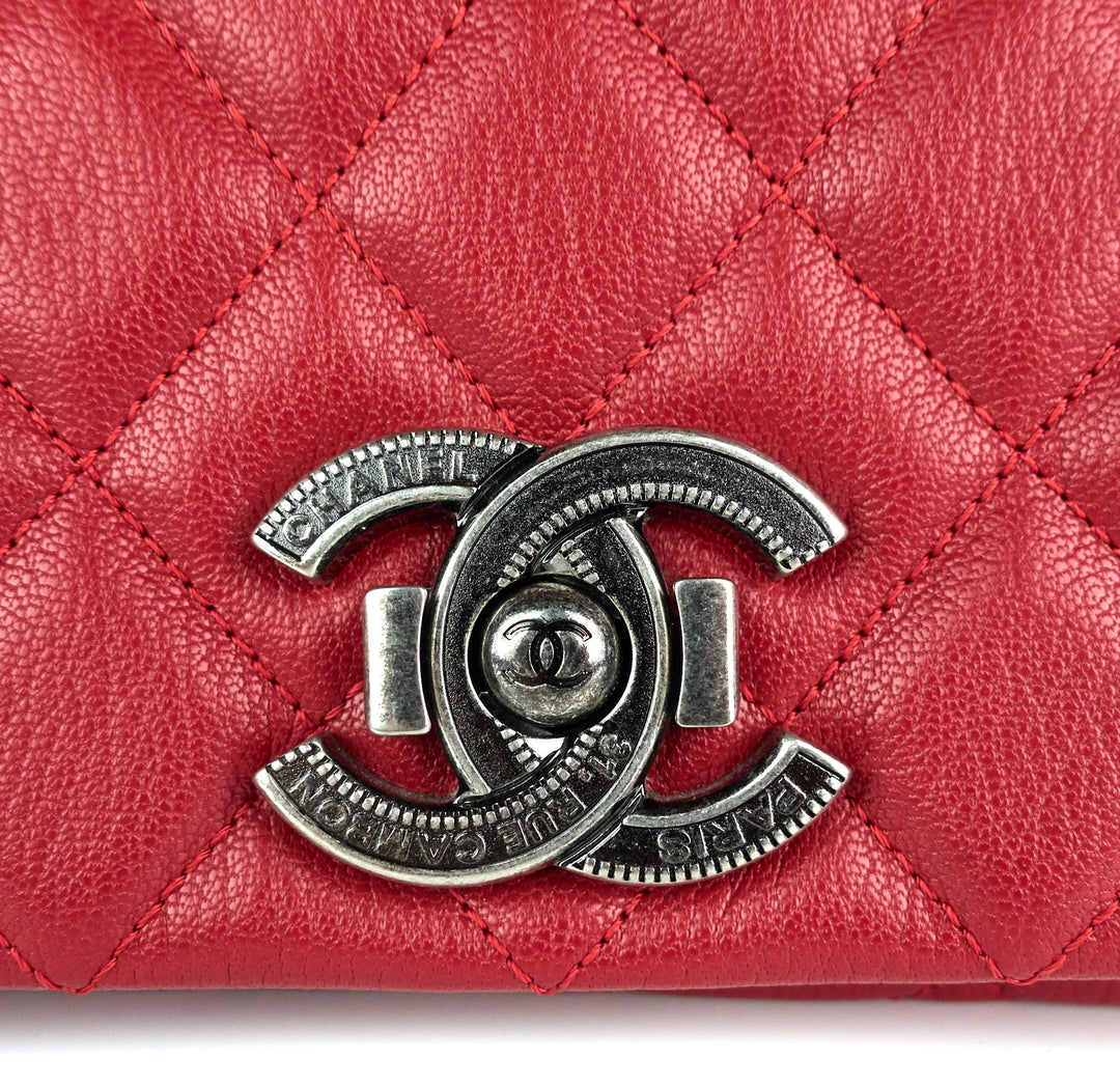 city rock quilted goatskin small bag