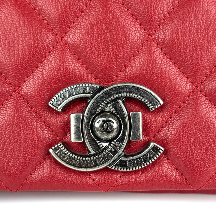 city rock quilted goatskin small bag
