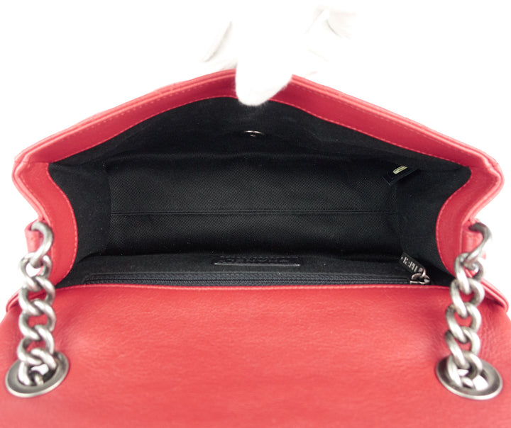 city rock quilted goatskin small bag