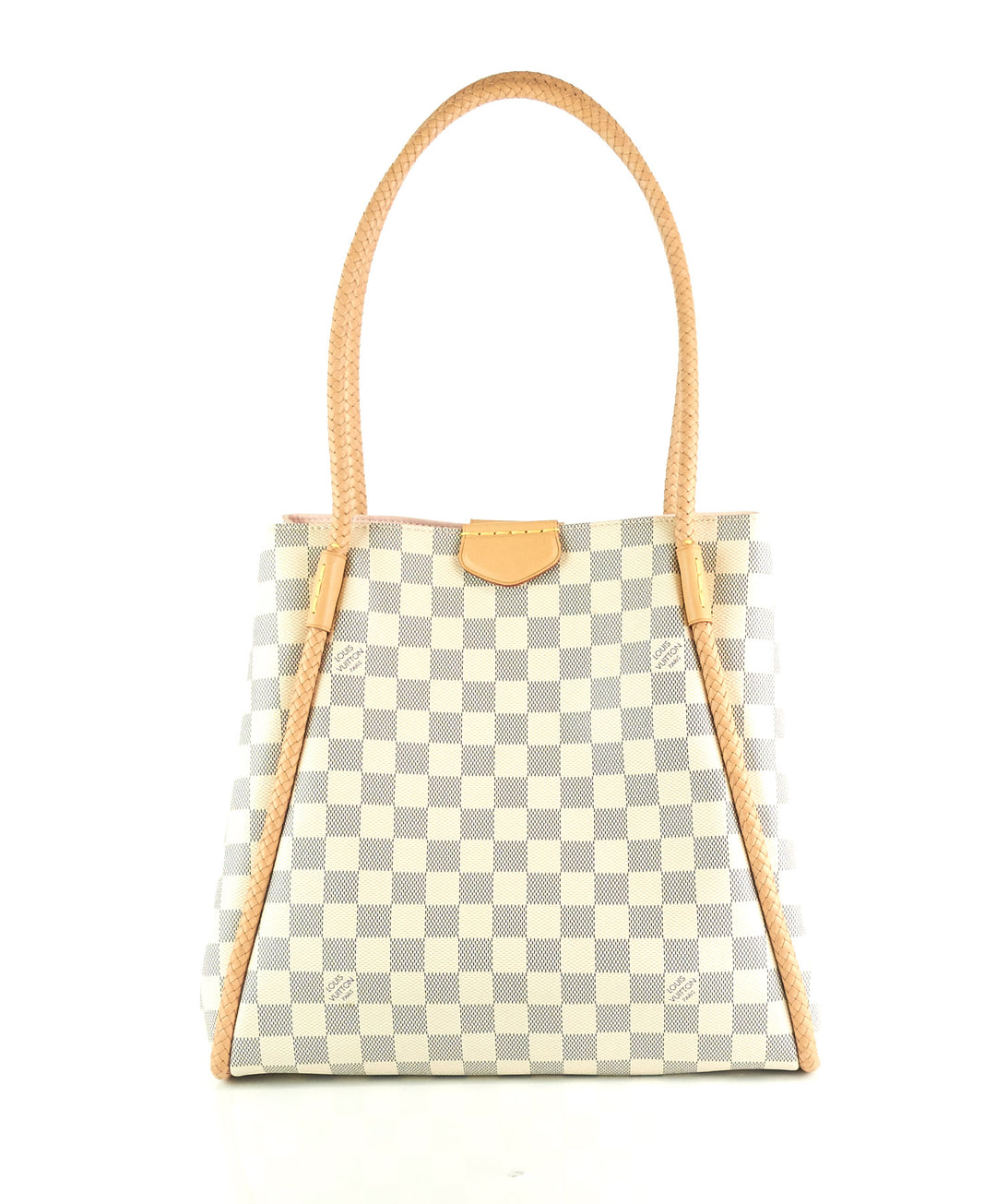 propriano damier azur canvas tote bag