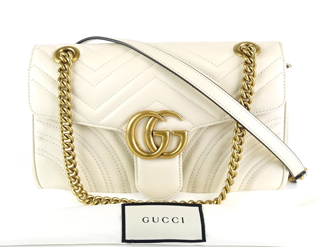 marmont matelasse chevron leather small bag