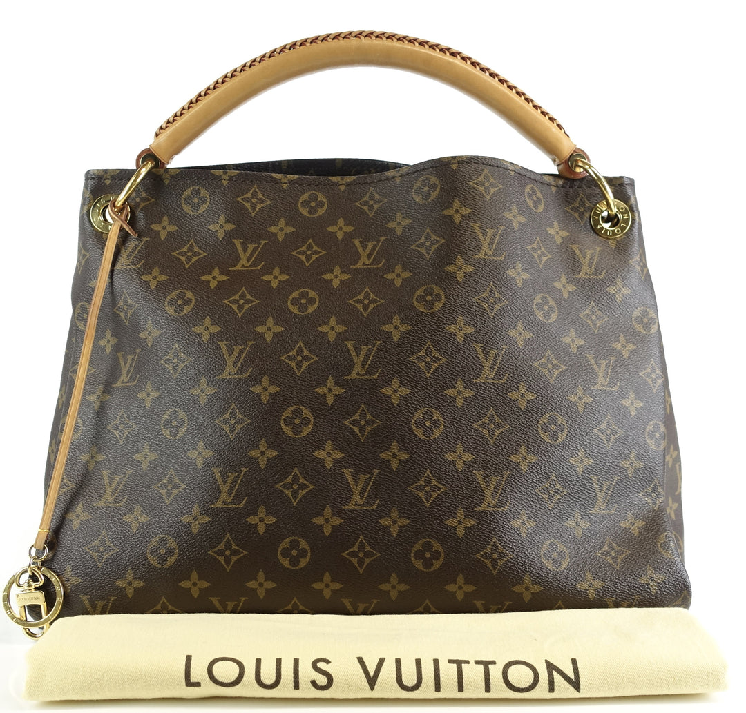 artsy mm monogram canvas shoulder bag