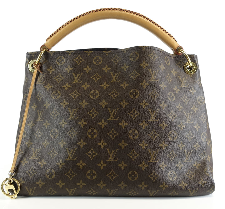 artsy mm monogram canvas shoulder bag