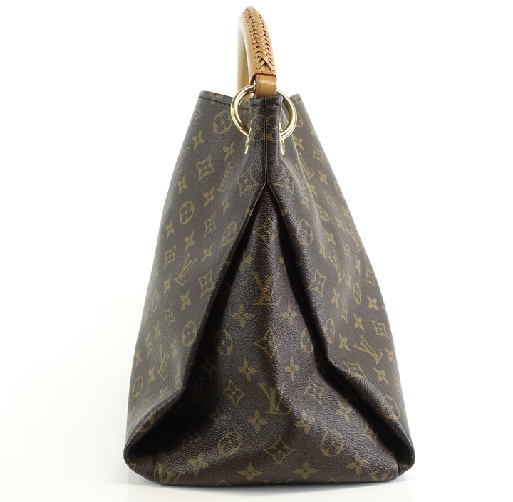 artsy mm monogram canvas shoulder bag