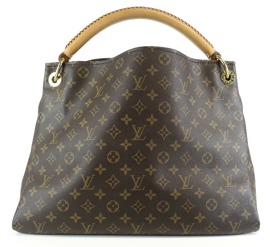 artsy mm monogram canvas shoulder bag