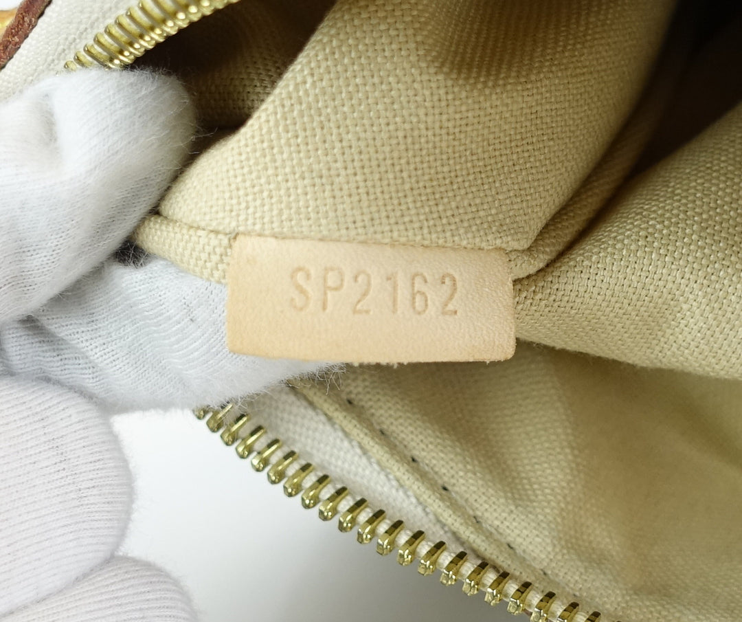 siracusa gm damier azur canvas bag