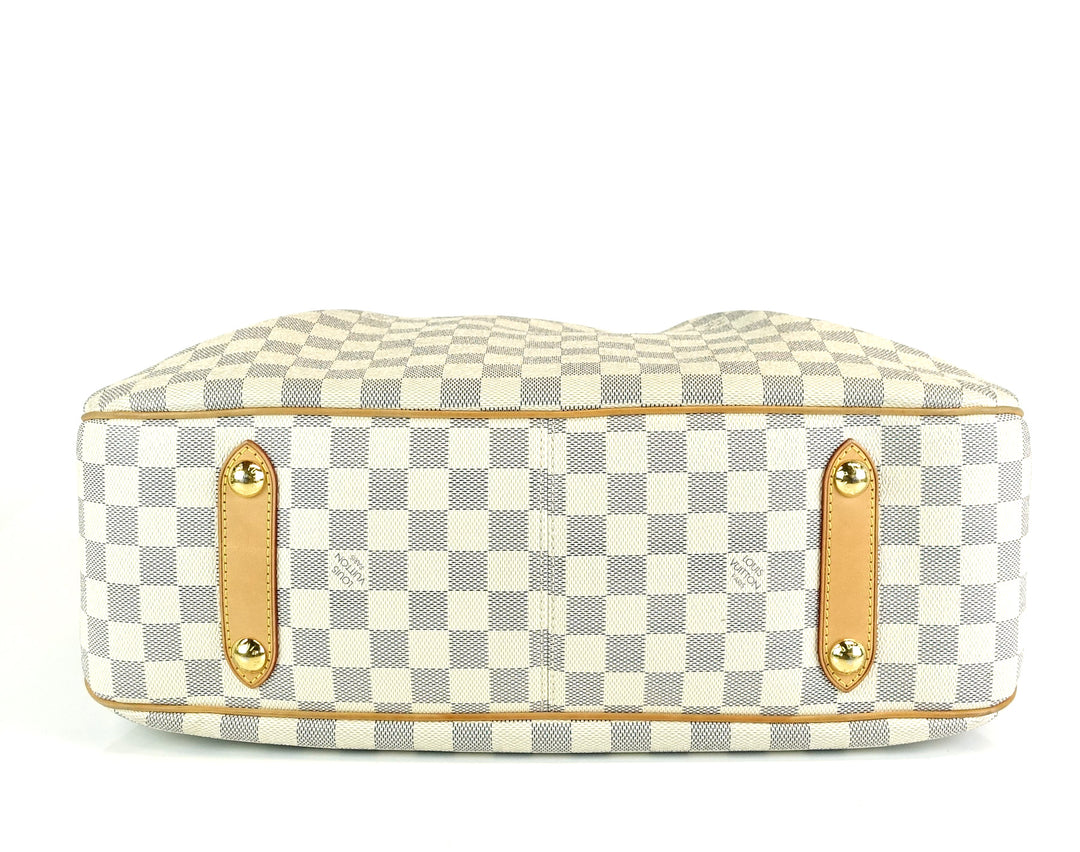 siracusa gm damier azur canvas bag
