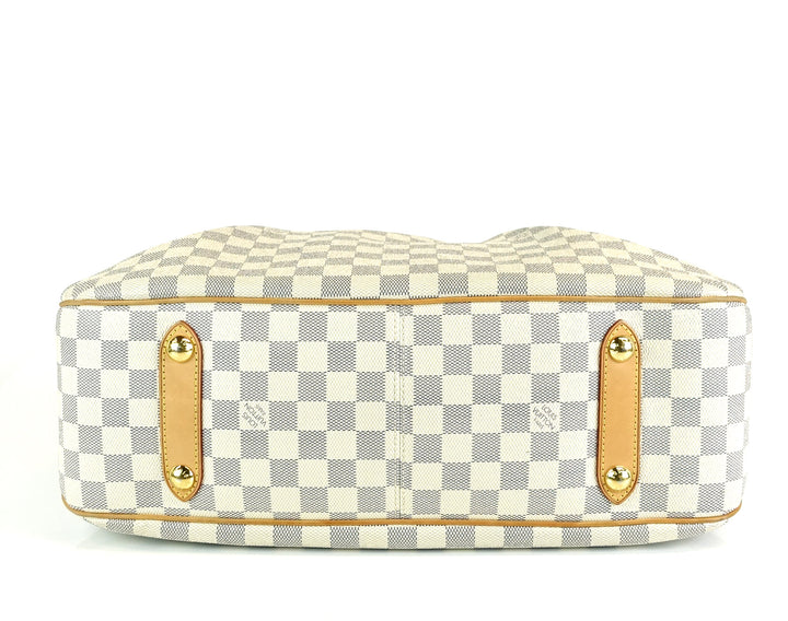 siracusa gm damier azur canvas bag