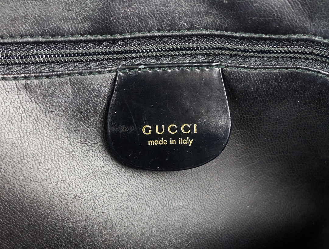 patent leather front flap pocket tote bag