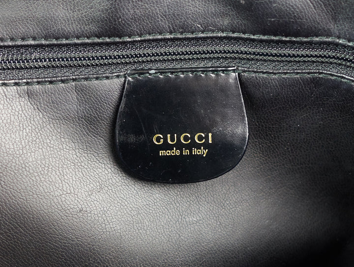 patent leather front flap pocket tote bag