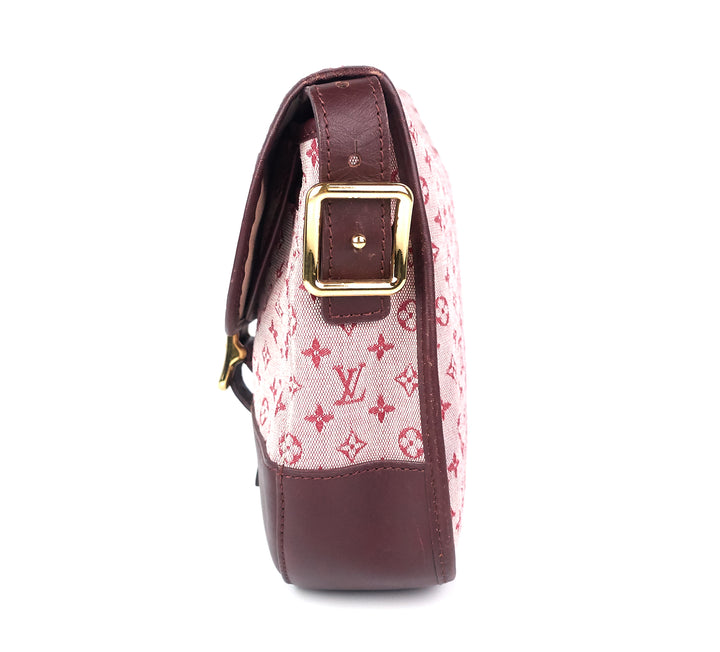 berangere mini lin canvas messenger bag