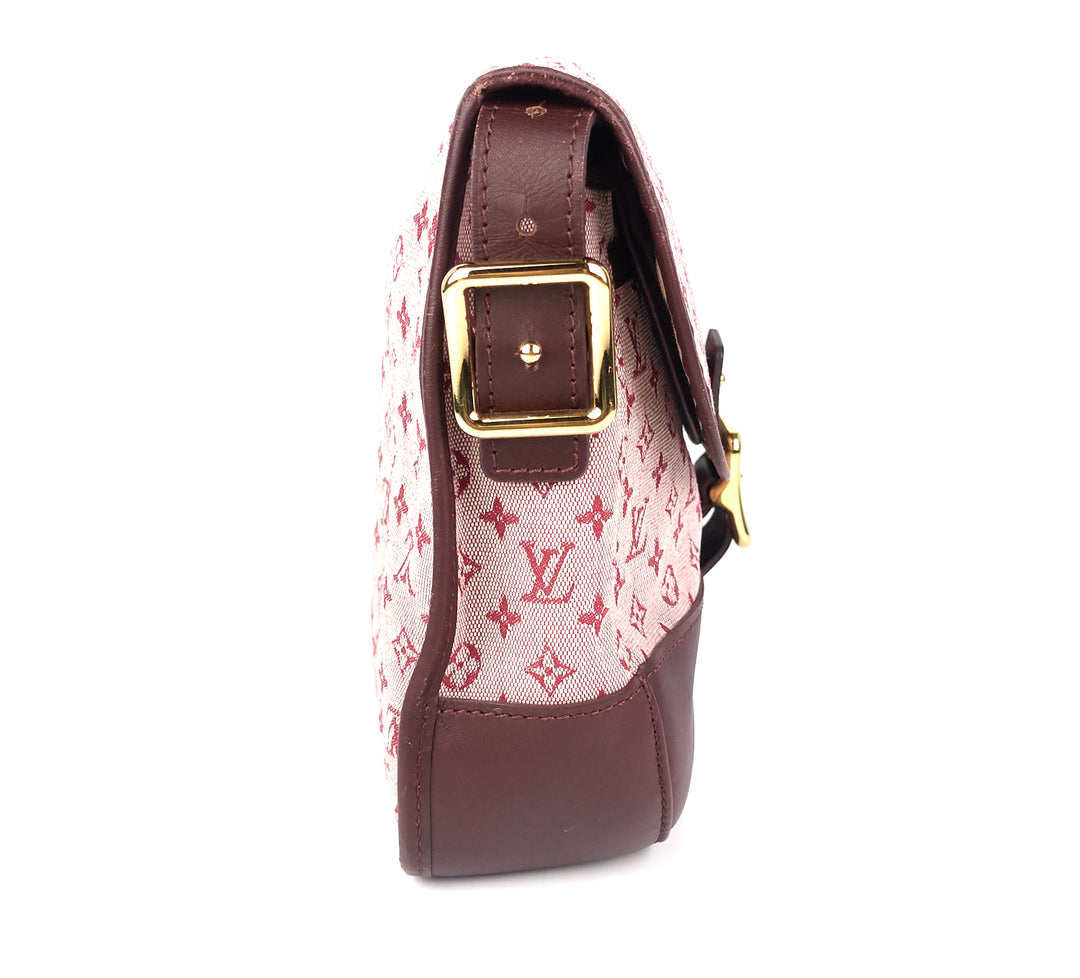 berangere mini lin canvas messenger bag