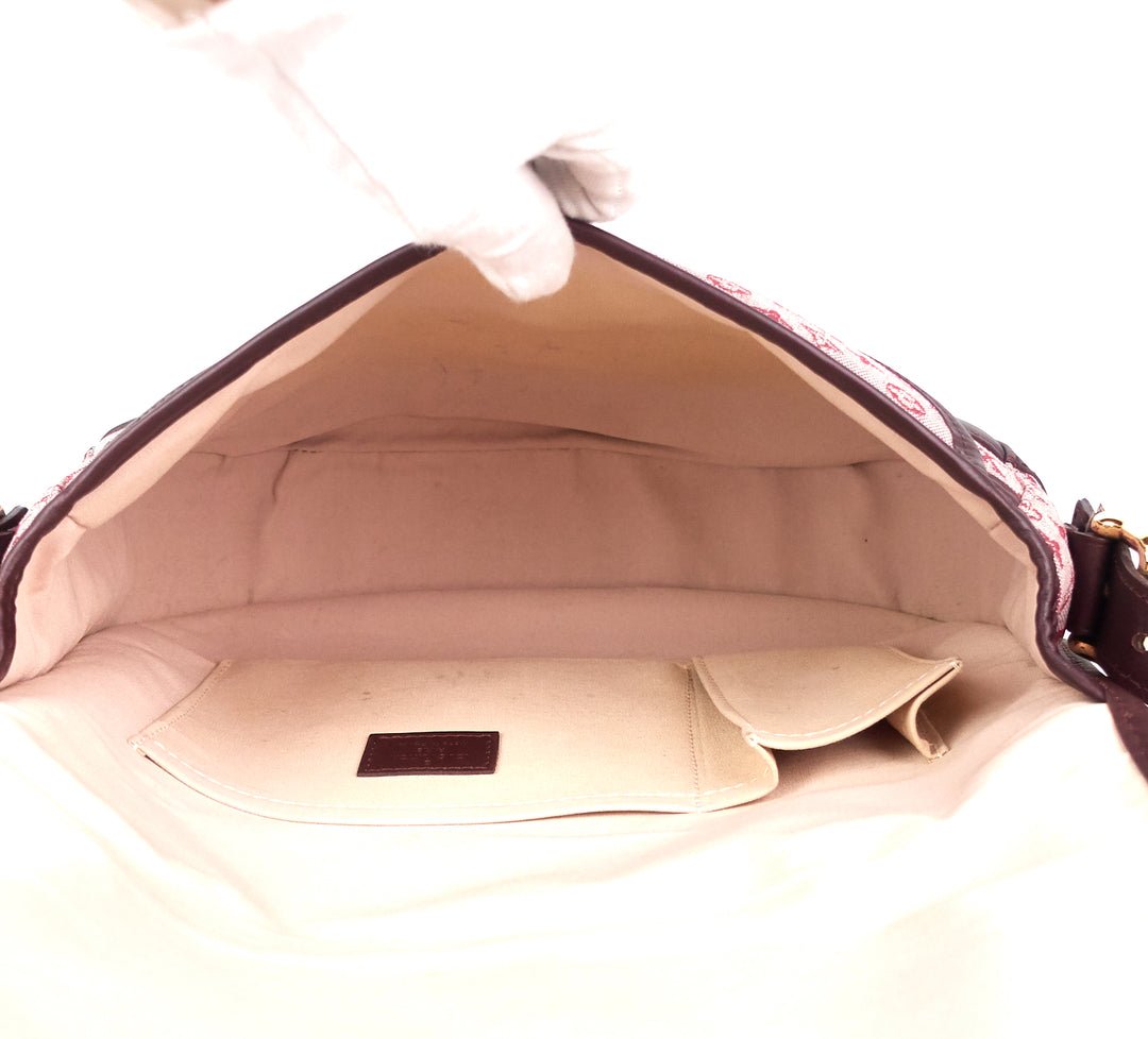berangere mini lin canvas messenger bag