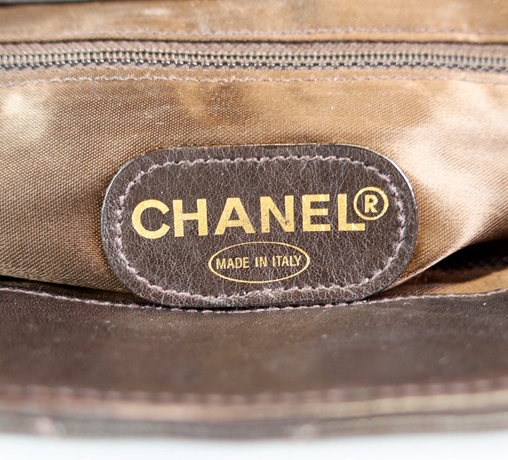 quilted lambskin leather small backpack bag