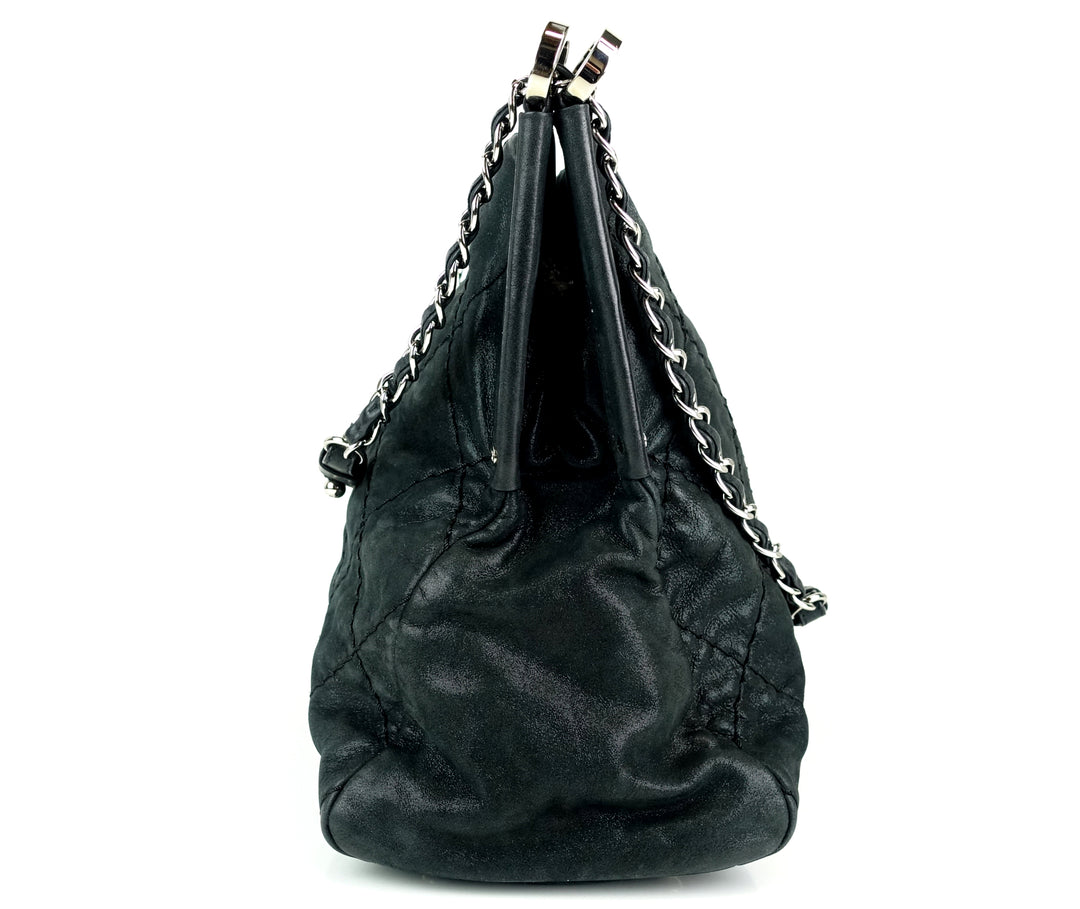 sea hit medium iridescent calf leather bag