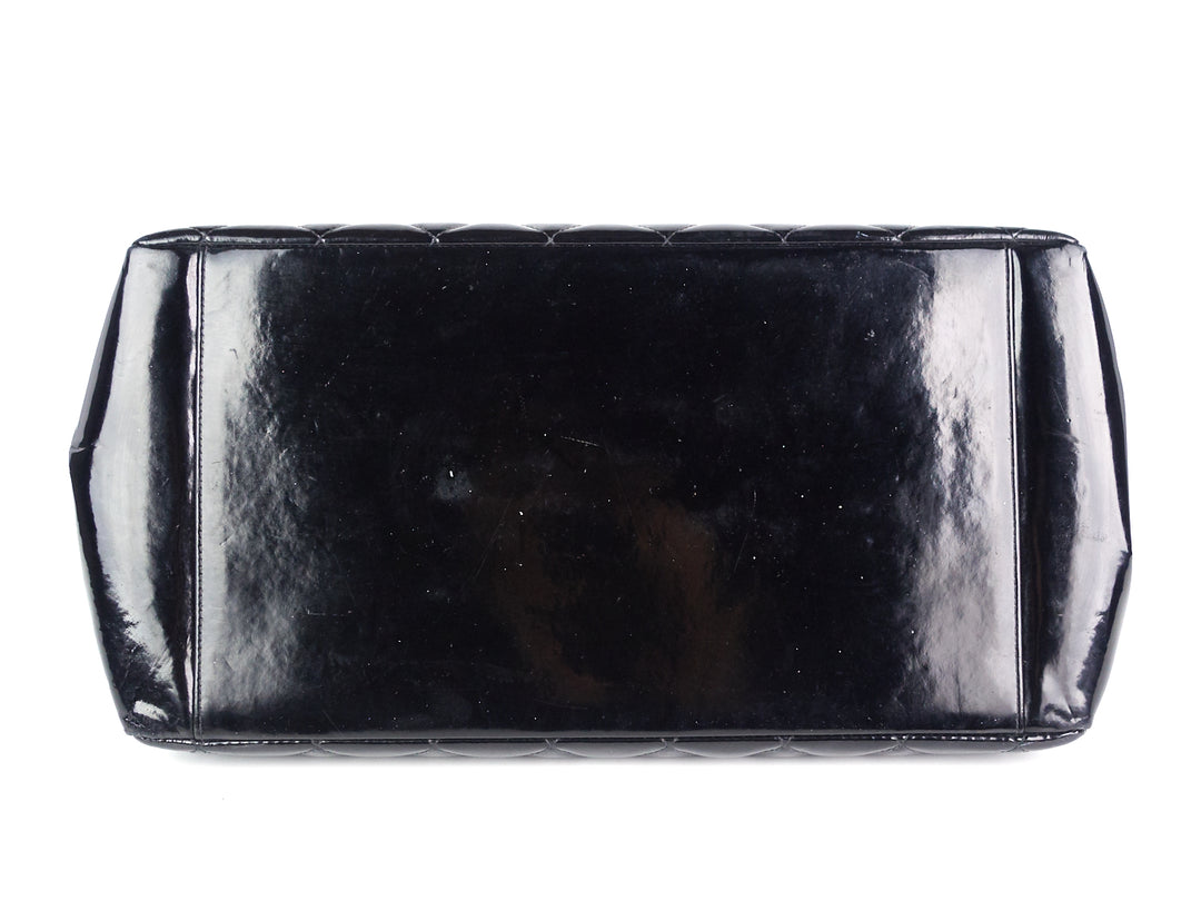 grand shopping tote gst patent leather bag