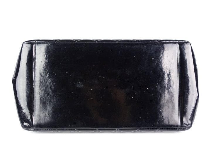 grand shopping tote gst patent leather bag