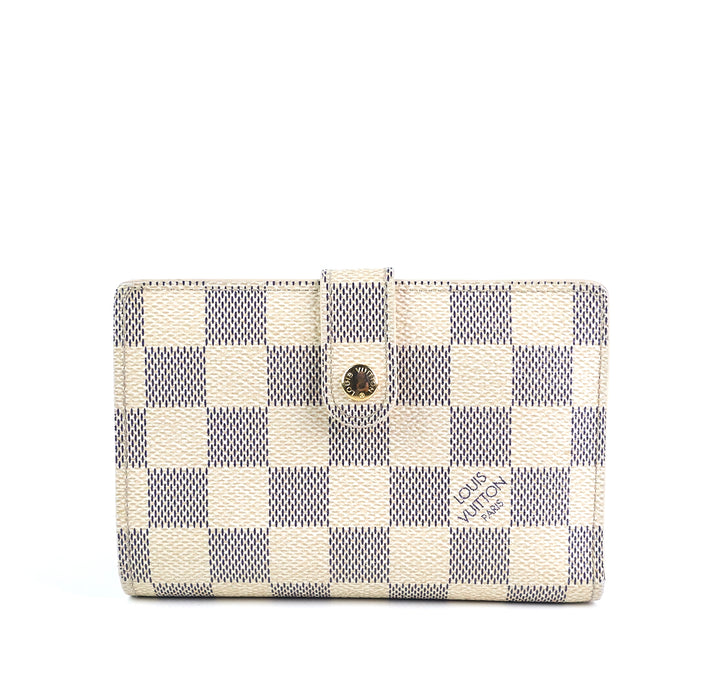 french purse damier azur canvas wallet