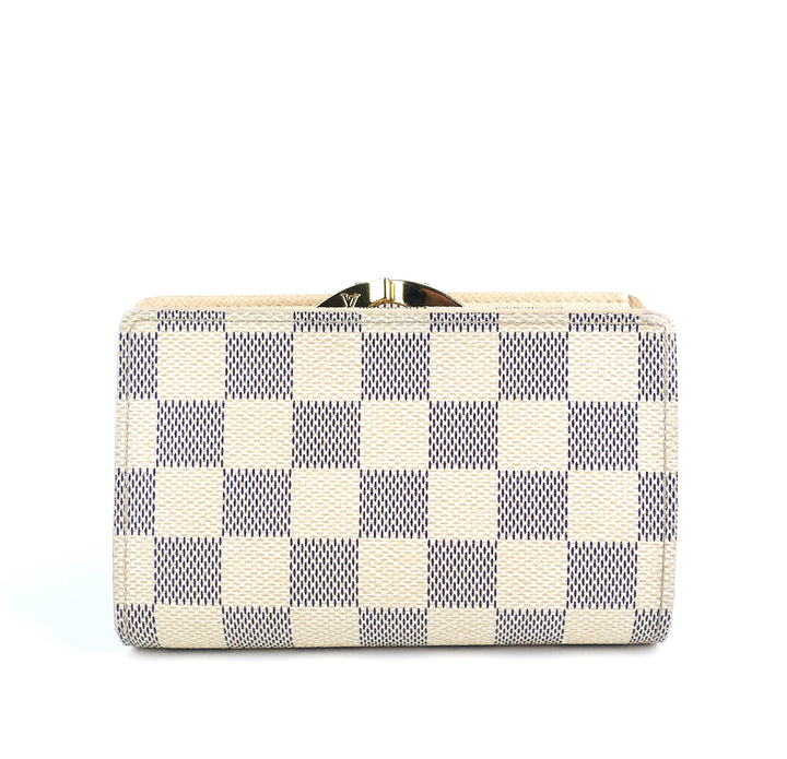 french purse damier azur canvas wallet