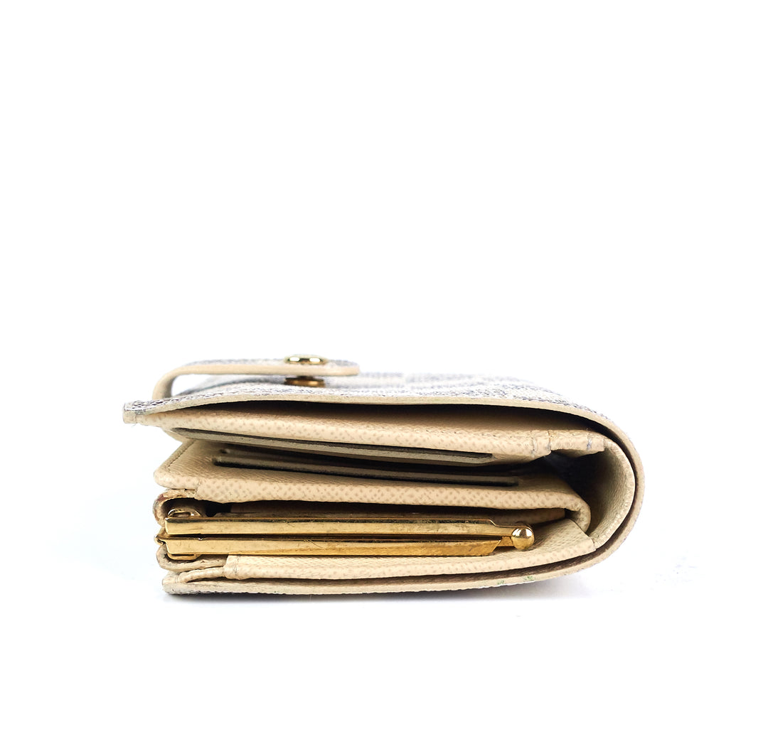 french purse damier azur canvas wallet