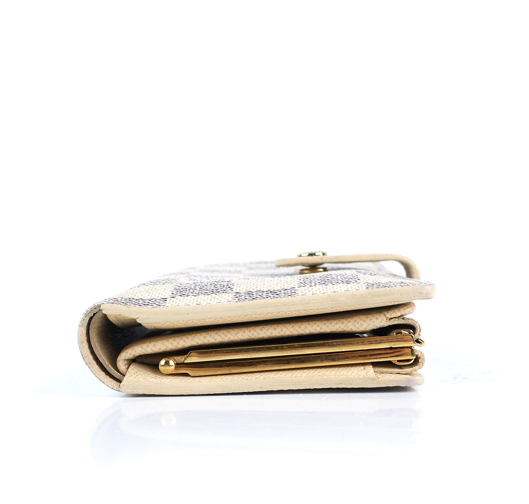 french purse damier azur canvas wallet