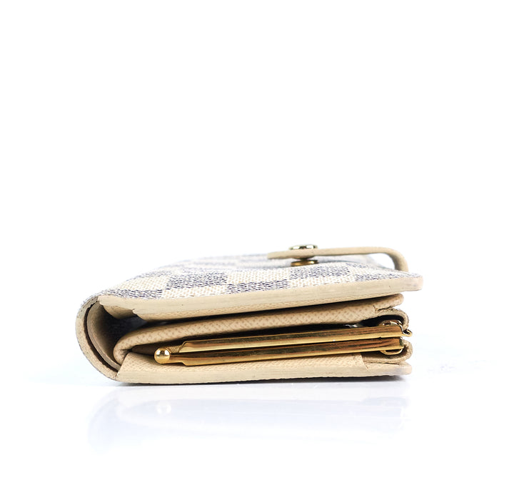 french purse damier azur canvas wallet