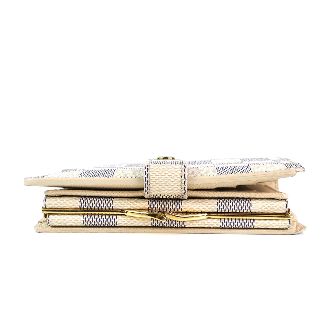 french purse damier azur canvas wallet