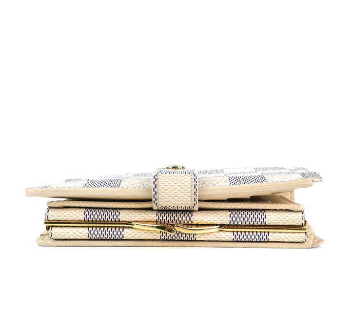french purse damier azur canvas wallet