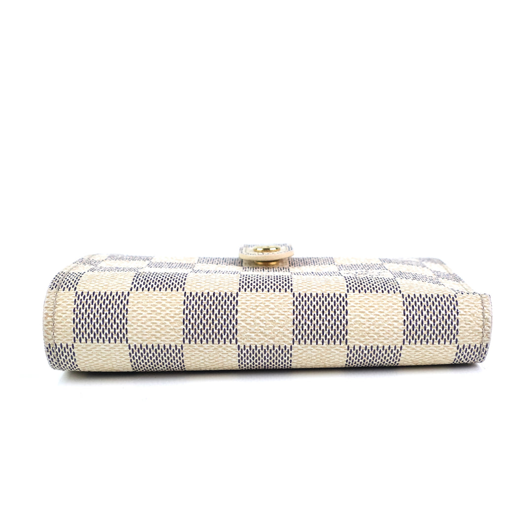 french purse damier azur canvas wallet