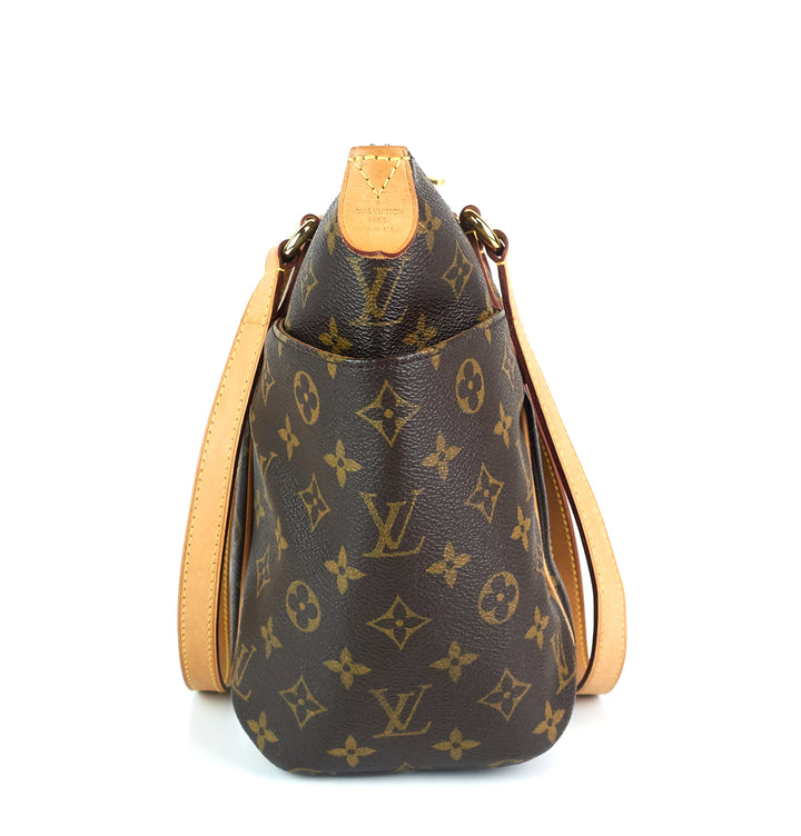 totally pm monogram canvas handbag
