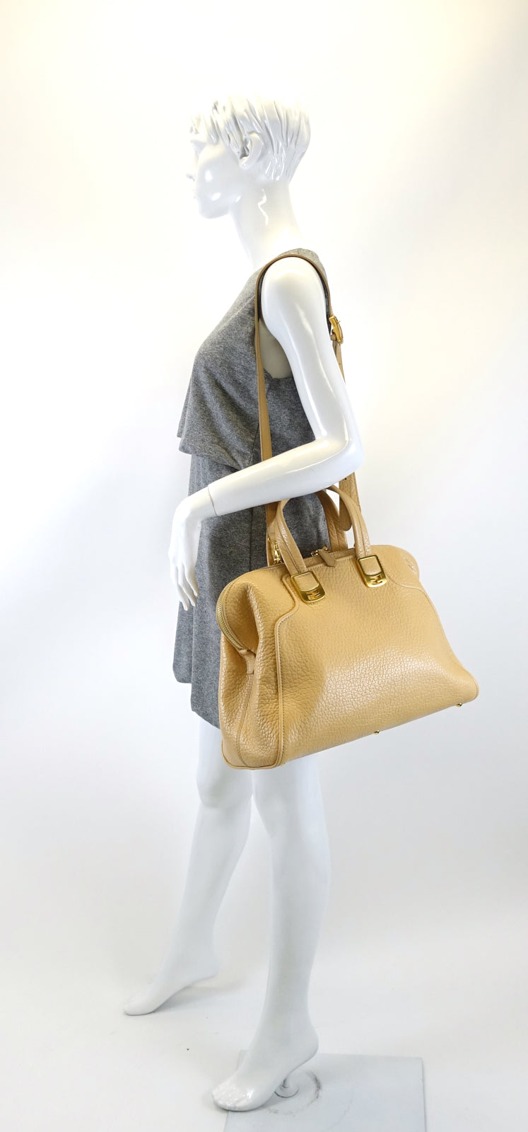 chameleon satchel large leather bag