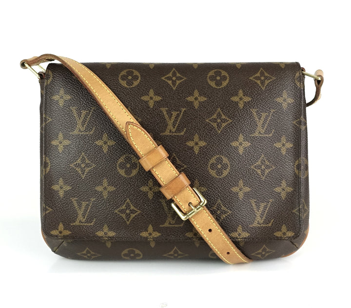 musette tango monogram canvas shoulder bag