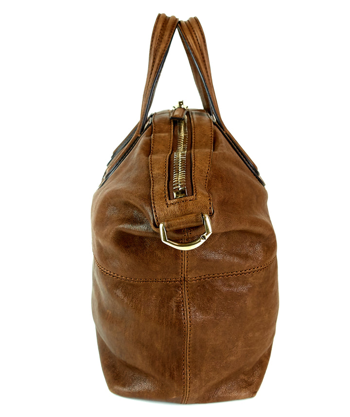 nightingale leather medium satchel bag