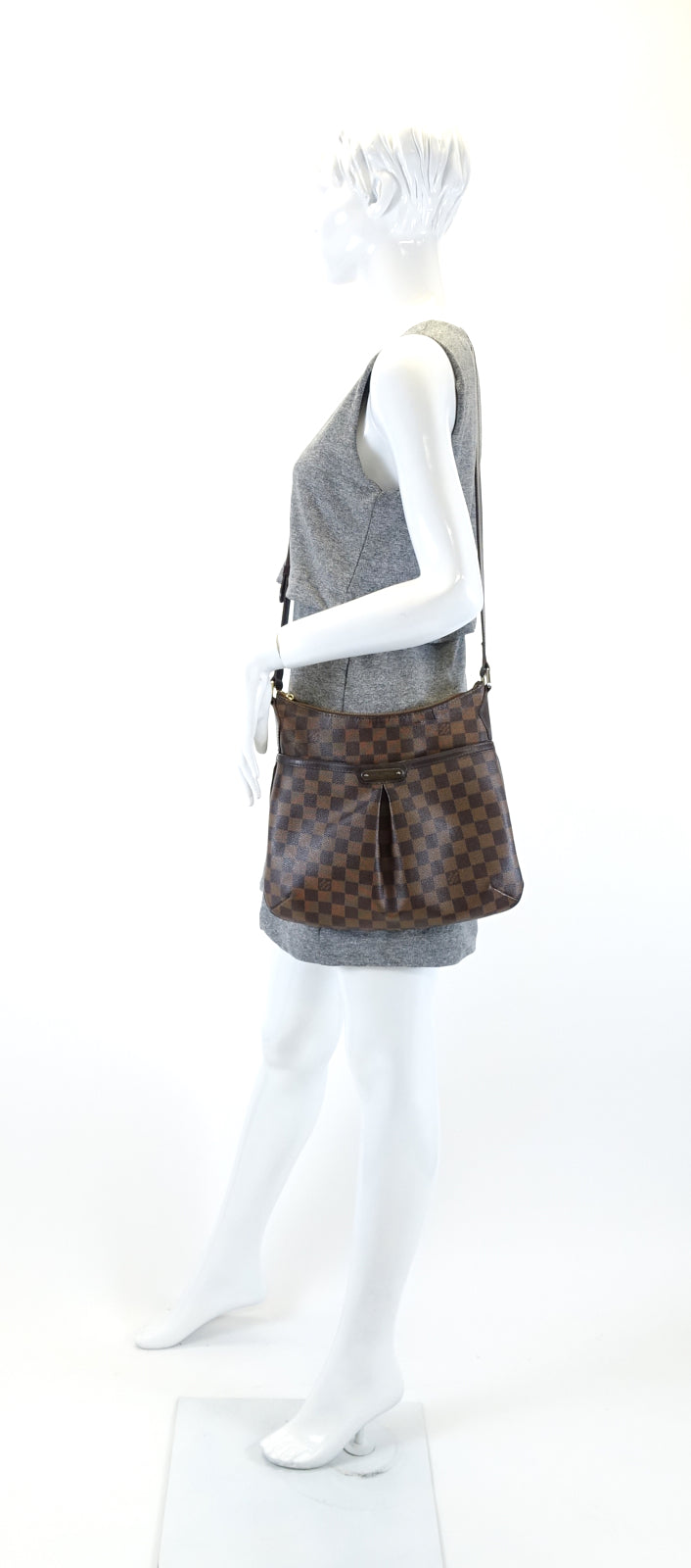 bloomsbury pm damier ebene canvas bag