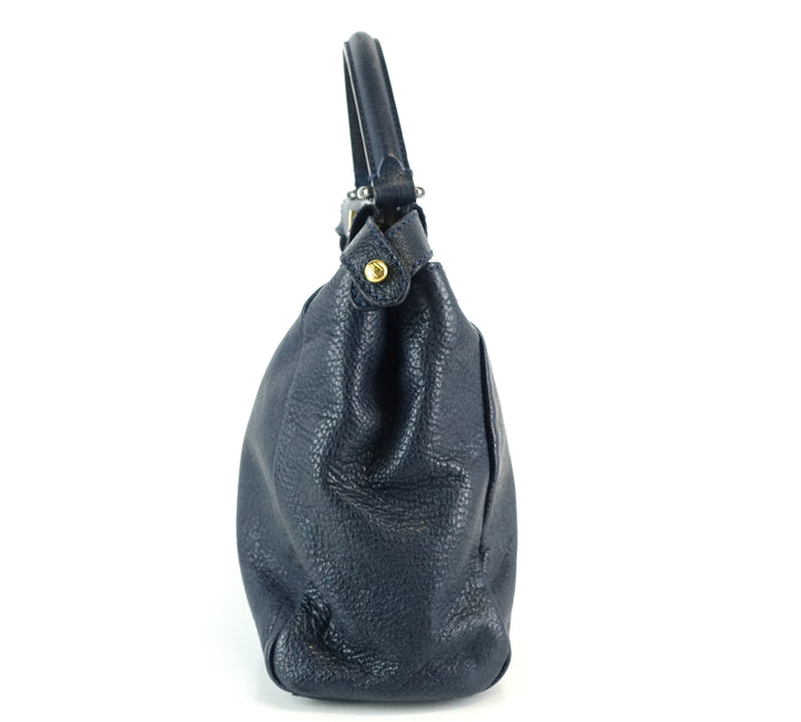 peekaboo regular goatskin ombre leather bag