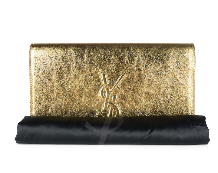 belle de jour leather clutch bag