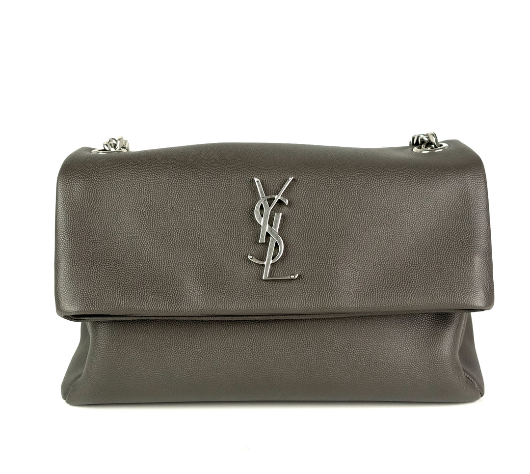 west hollywood textured calf leather medium bag