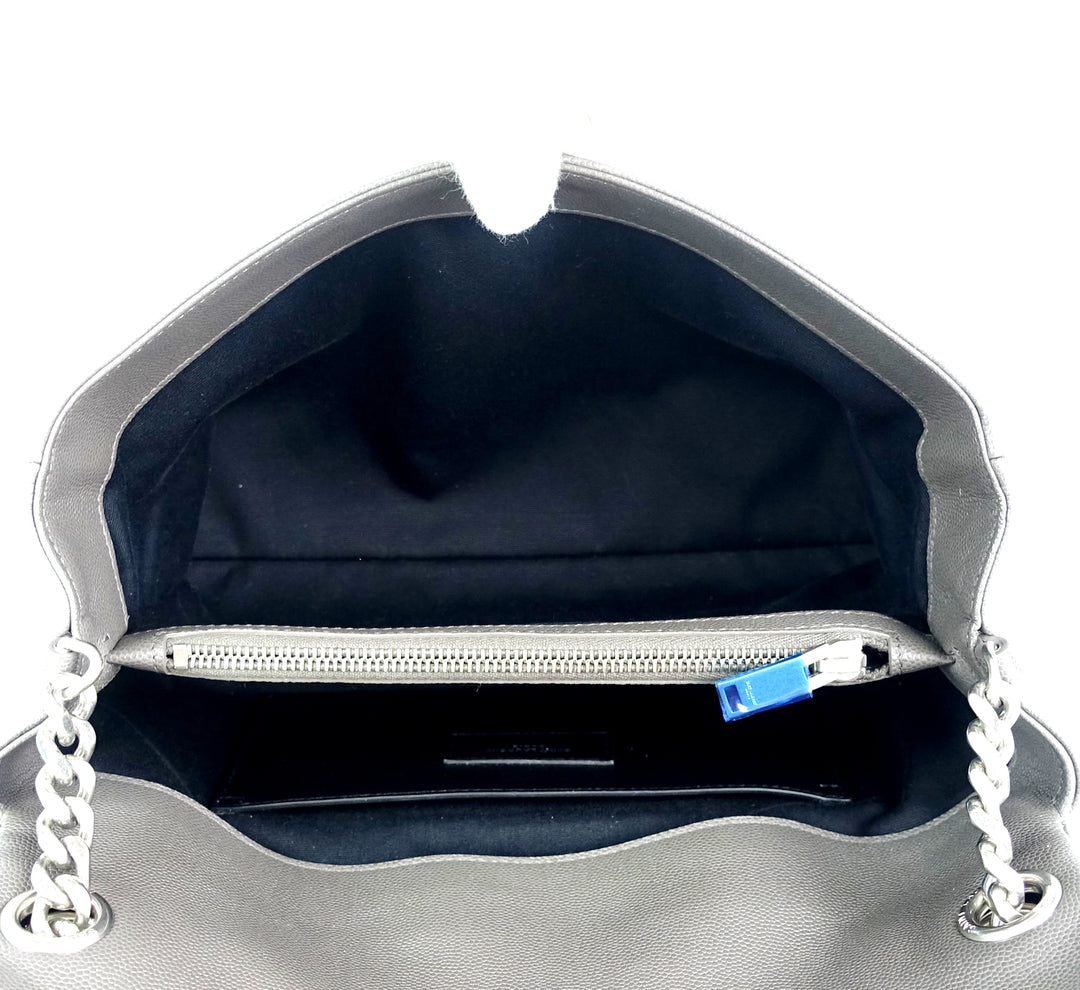 west hollywood textured calf leather medium bag
