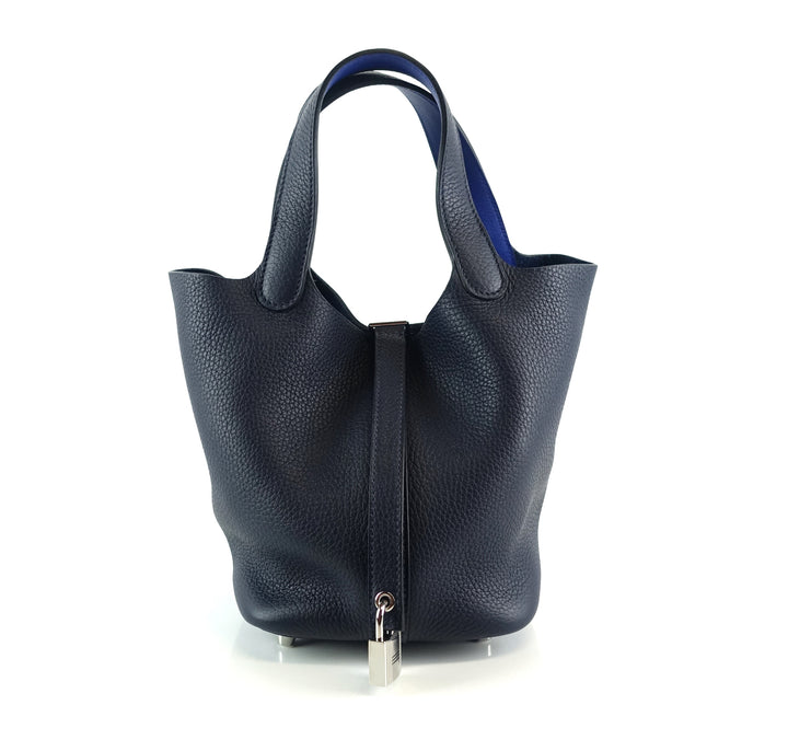 picotin lock 18 taurillon clemence leather bag