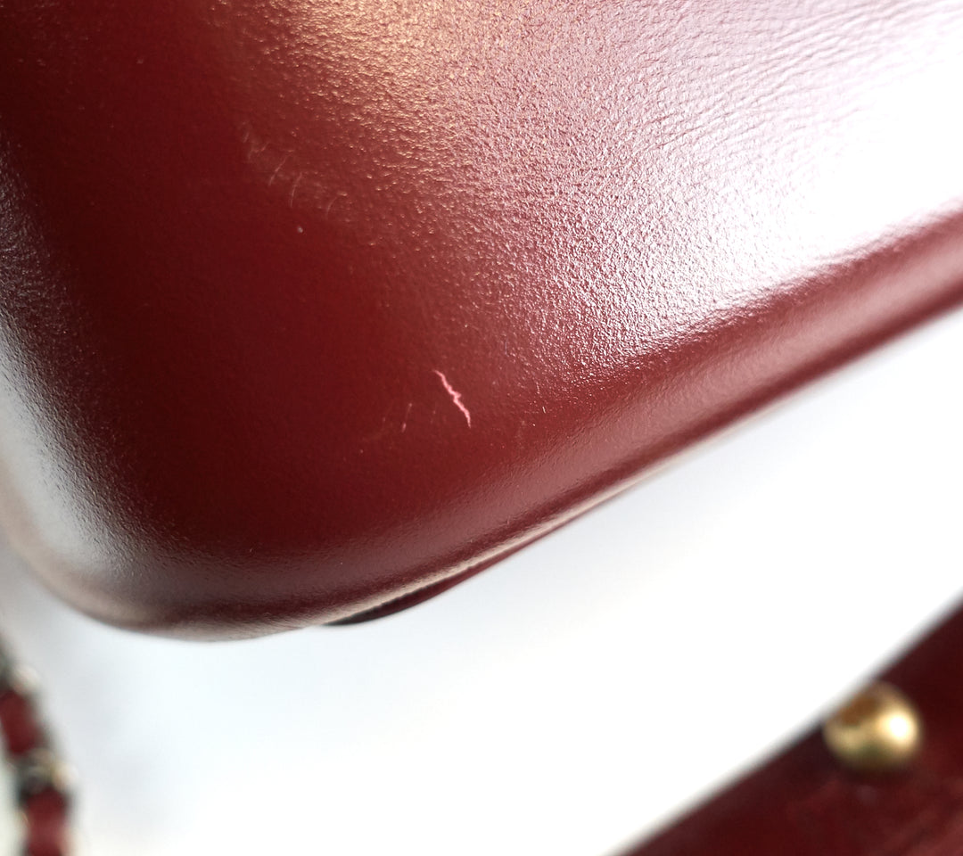 gabrielle aged calf leather hobo bag