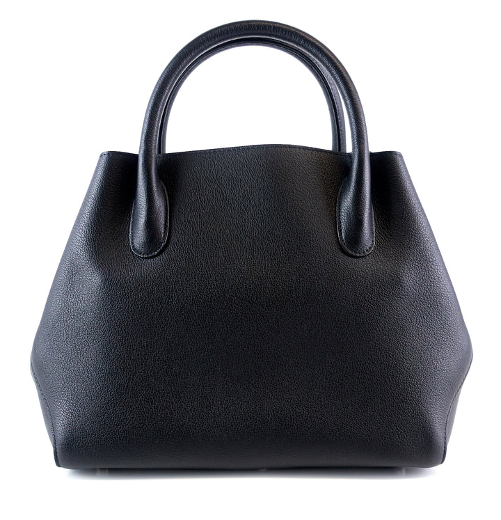 open bar small calfskin tote bag