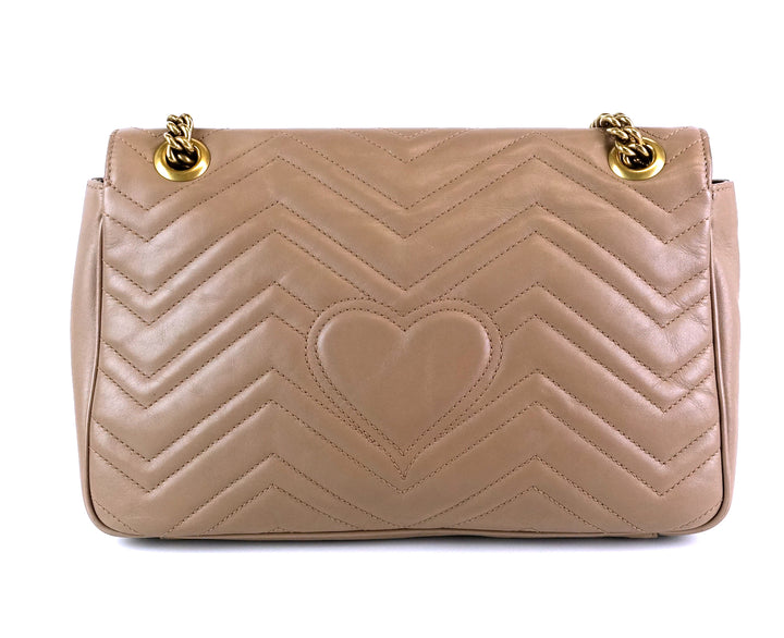 marmont matelasse chevron leather small bag