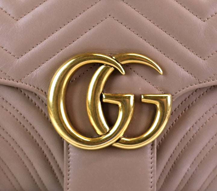 marmont matelasse chevron leather small bag